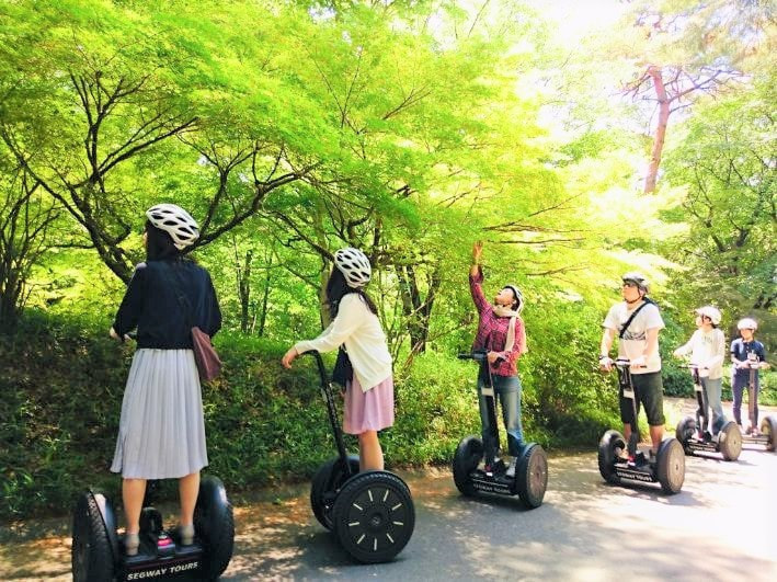 Musashi Hills Forest Park Segway Tour Nature Commentary